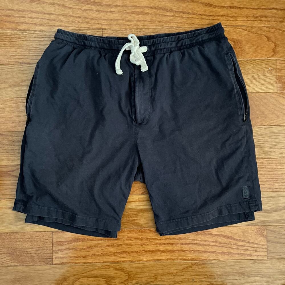 Kith Cotton Drawstring Shorts Mens L Navy Blue Athletic Normcore Streetwear